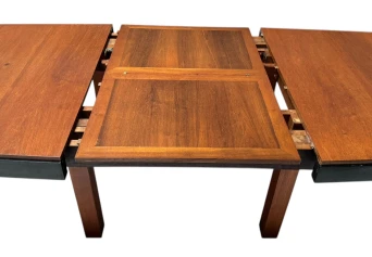Art Deco Modernist Extending Dining Room Table by Toko v/d Pol Semarang, 1920s